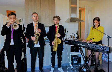 Rebeka Zsula Jazz Quartet Optreden Tijdens Laren Jazz