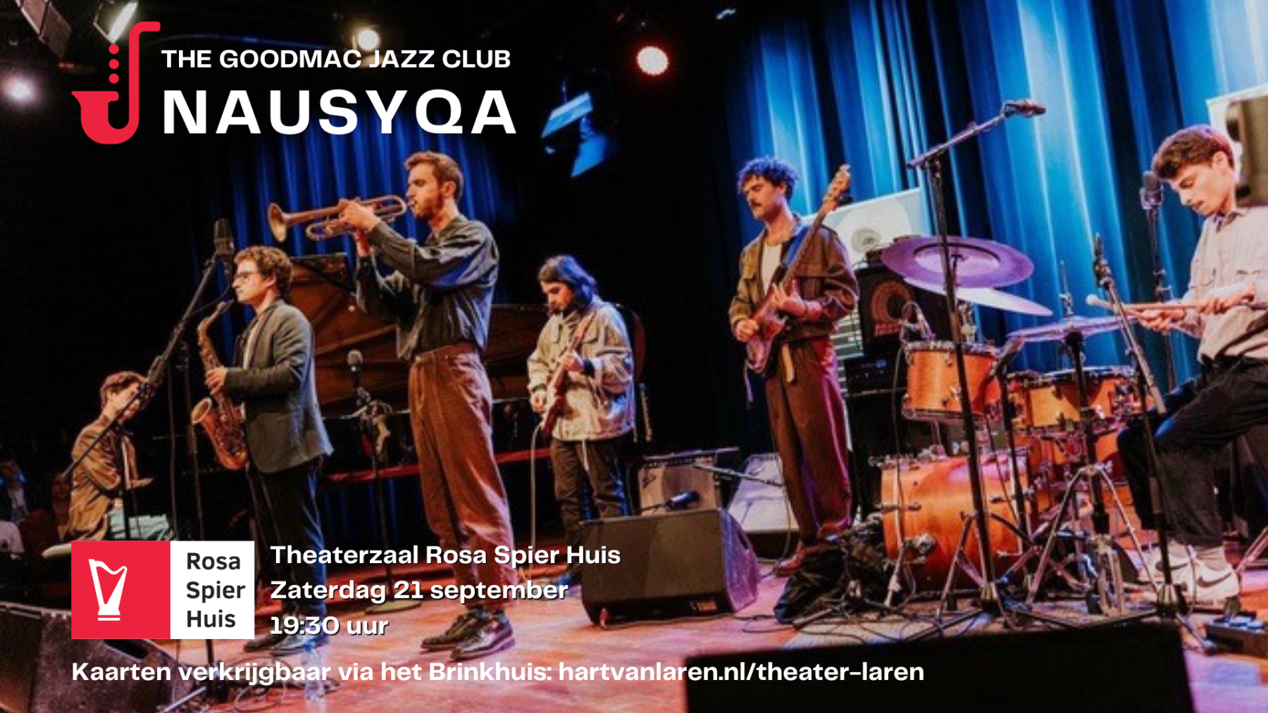 The Goodmac Jazz Club - NAUSYQA in Rosa Spier Huis